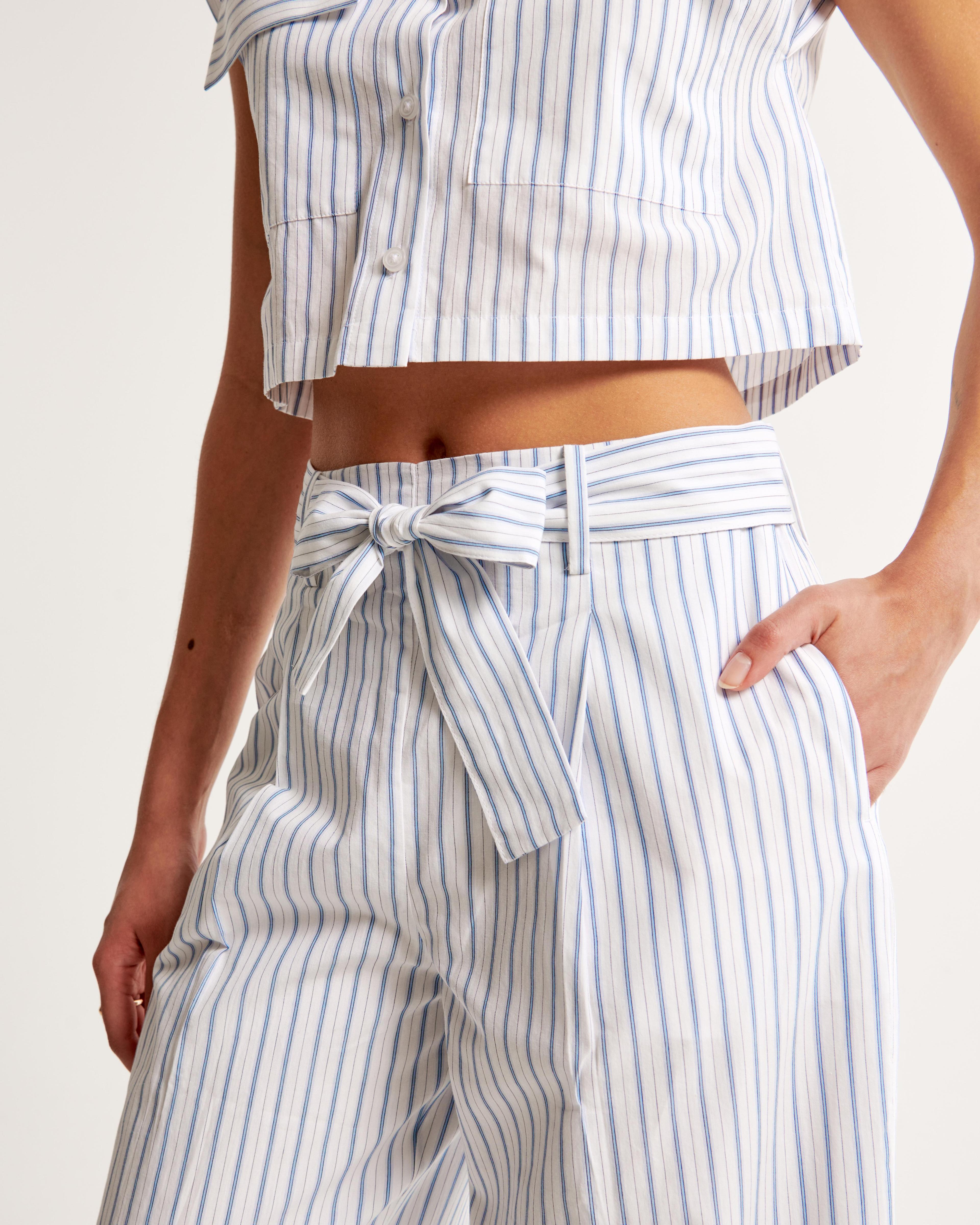 Poplin Wide Leg Pant Product Image