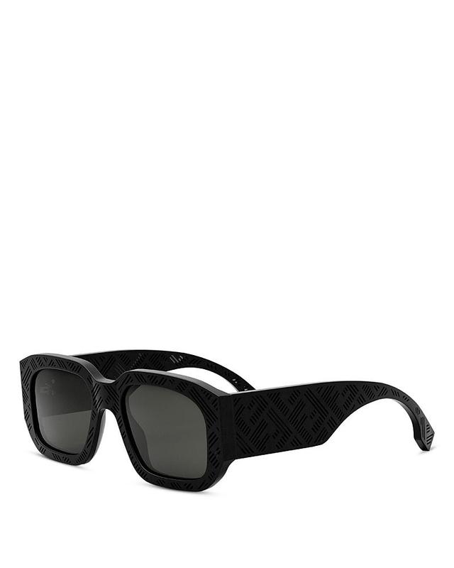 Fendi Shadow Rectangular Sunglasses, 52mm Product Image