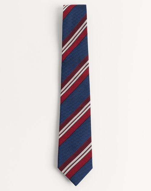 VALENTIE STRIPED SILK TIE Product Image