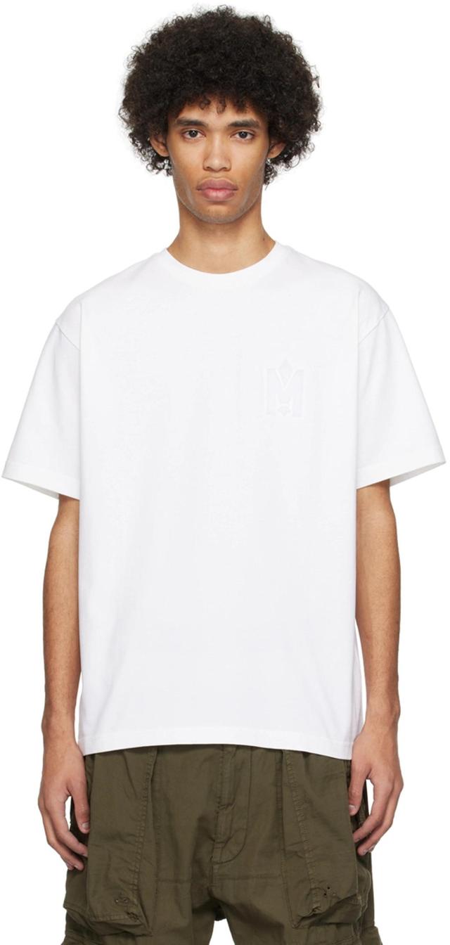 Organic Cotton Logo-patch T-shirt In White Product Image