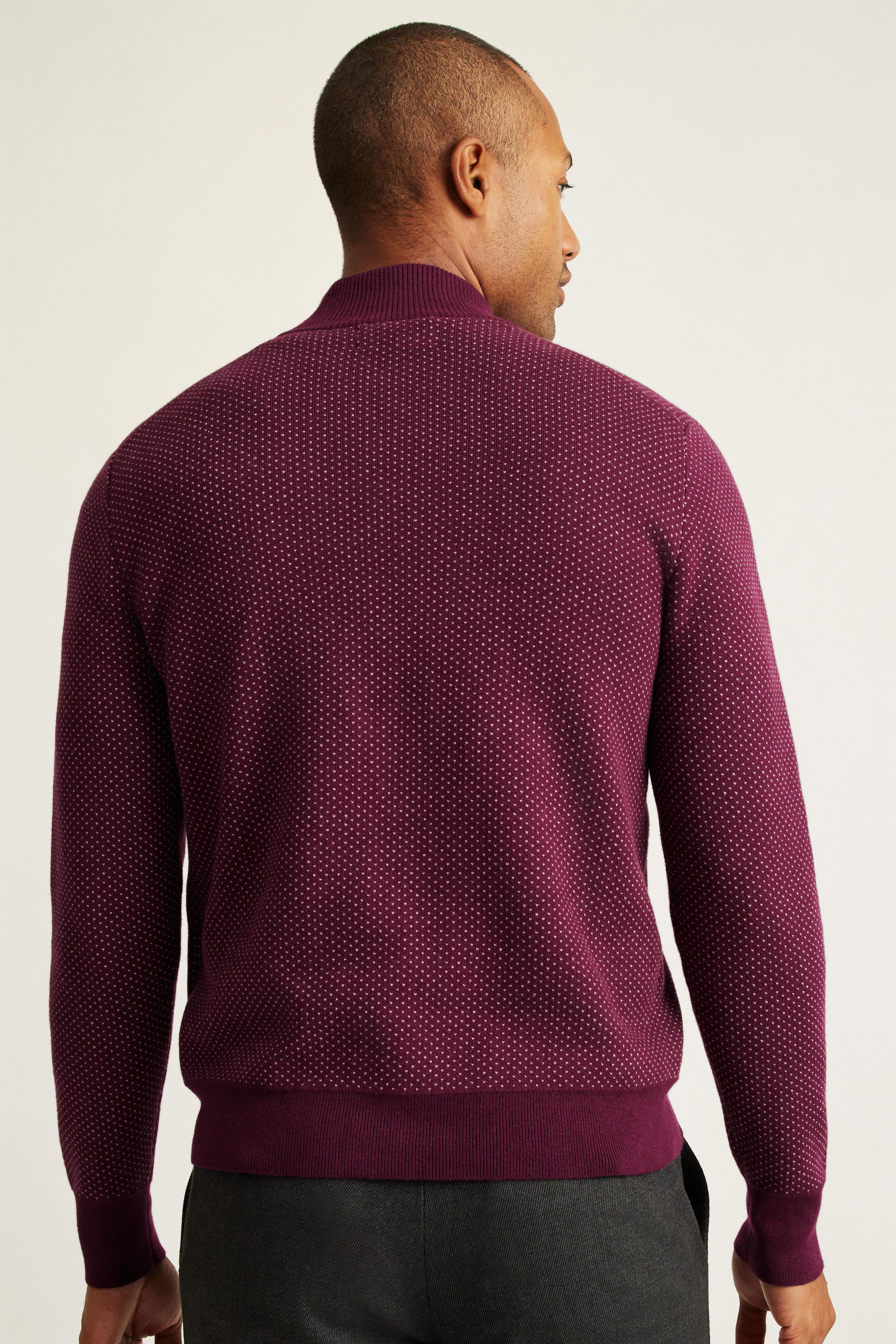 Washable Cotton Cashmere Half-Zip Product Image