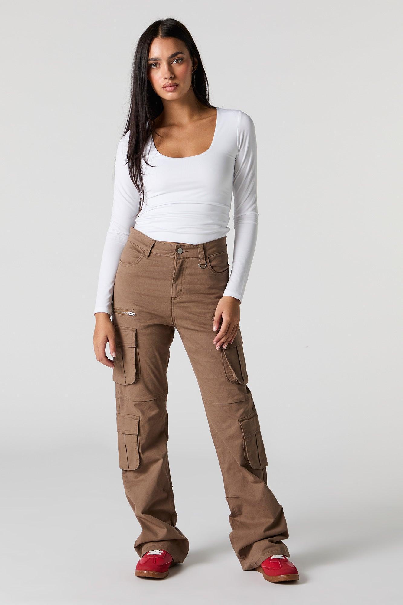 Multi Pocket Flare Cargo Pant Female Product Image