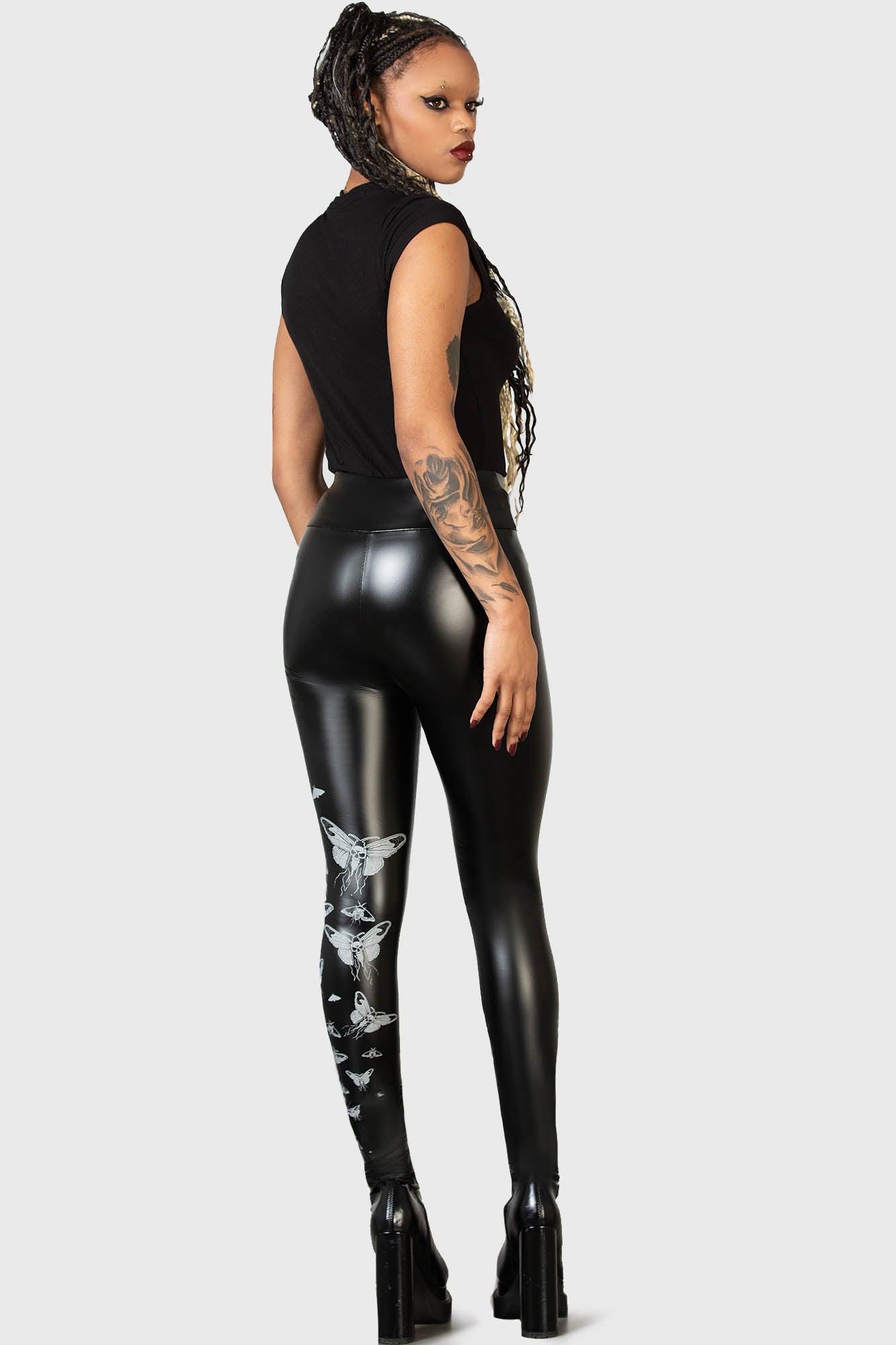 Death's Head Leggings Female Product Image