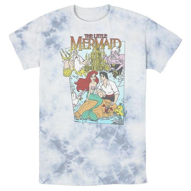 Mens Disney The Little Mermaid Vintage Cover Bomabrd Wash Tee Product Image