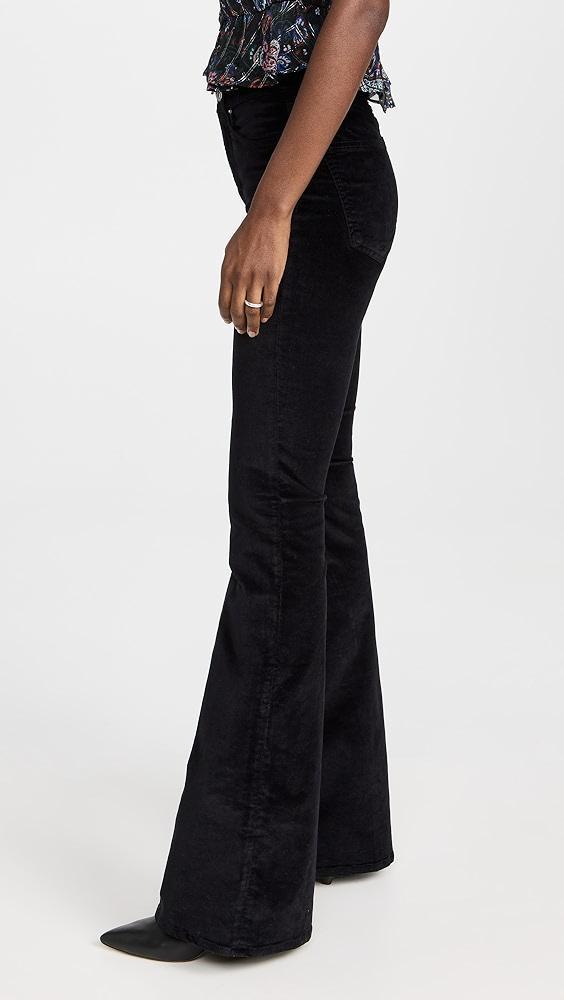 Veronica Beard Jean Sheridan Velvet Bell Bottom Jeans | Shopbop Product Image