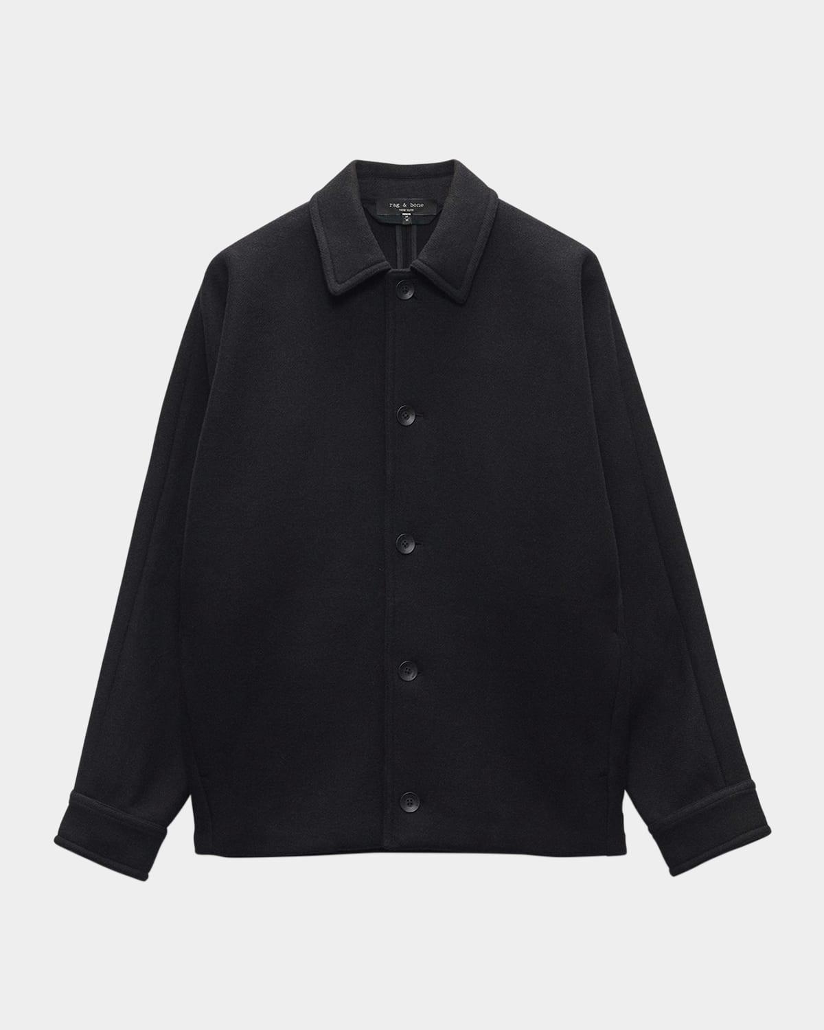 RAG & BONE Men's Henderson Overshirt In Black Product Image