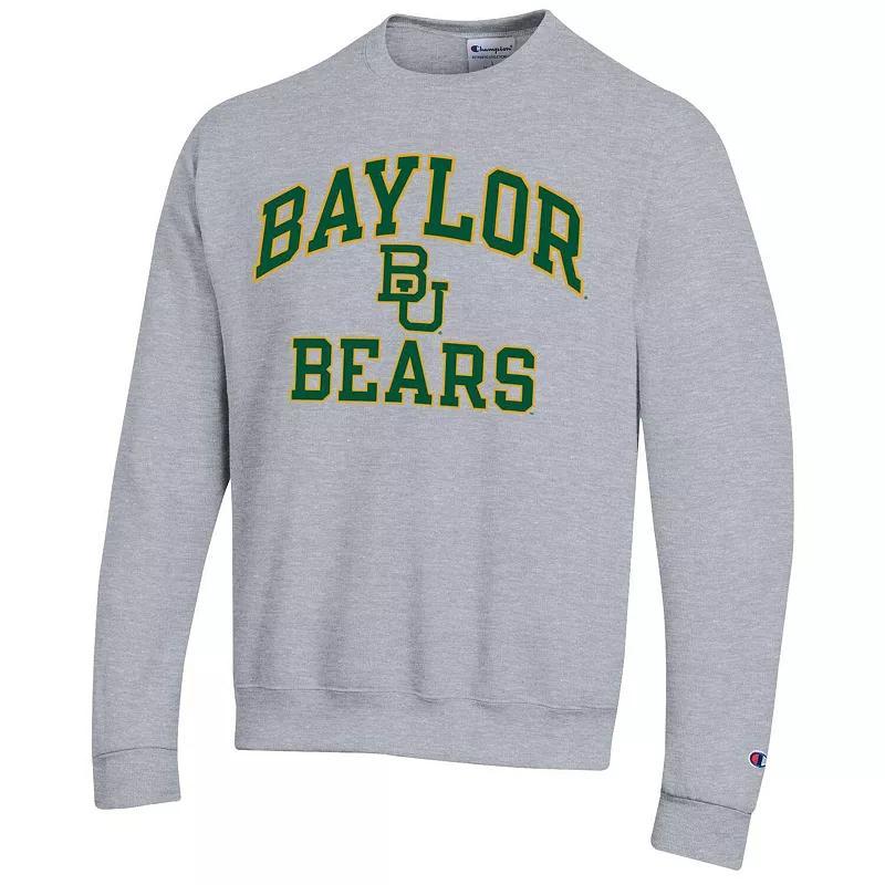 Mens Champion Heather Gray Baylor Bears High Motor Pullover Sweatshirt Product Image