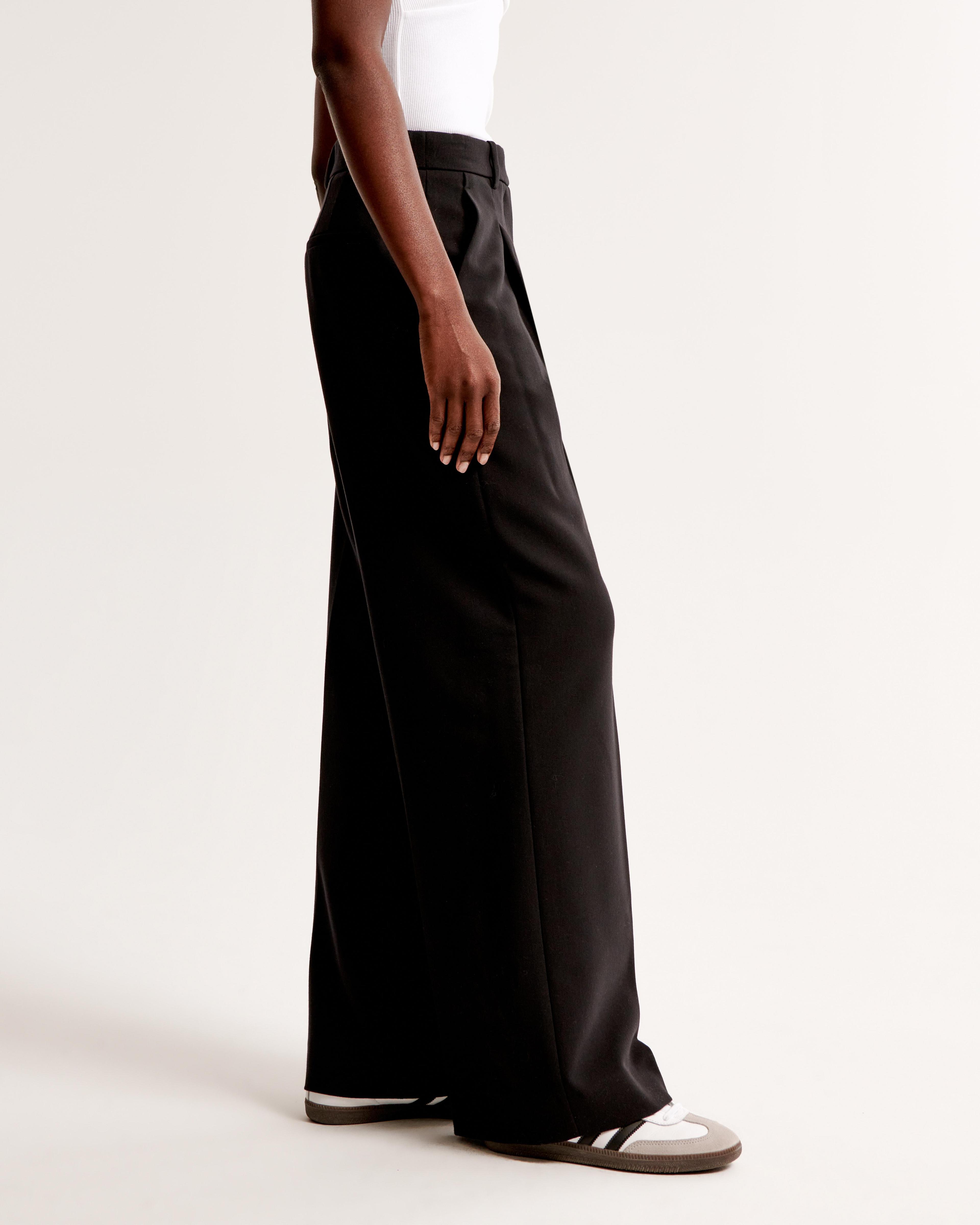 A&F Harper Tailored Ultra Wide Leg Pant Product Image