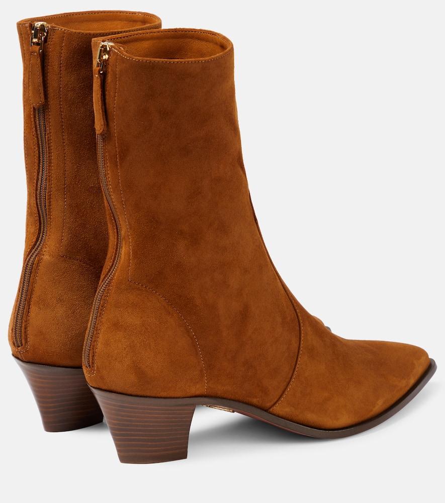 Brunswick Suede Ankle Boots In Brown Product Image