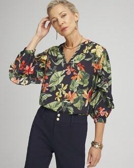 Orchid Ruffle Sleeve Blouse Product Image