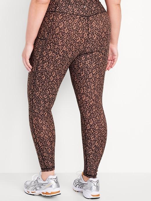 High-Waisted PowerSoft Ribbed Leggings Product Image