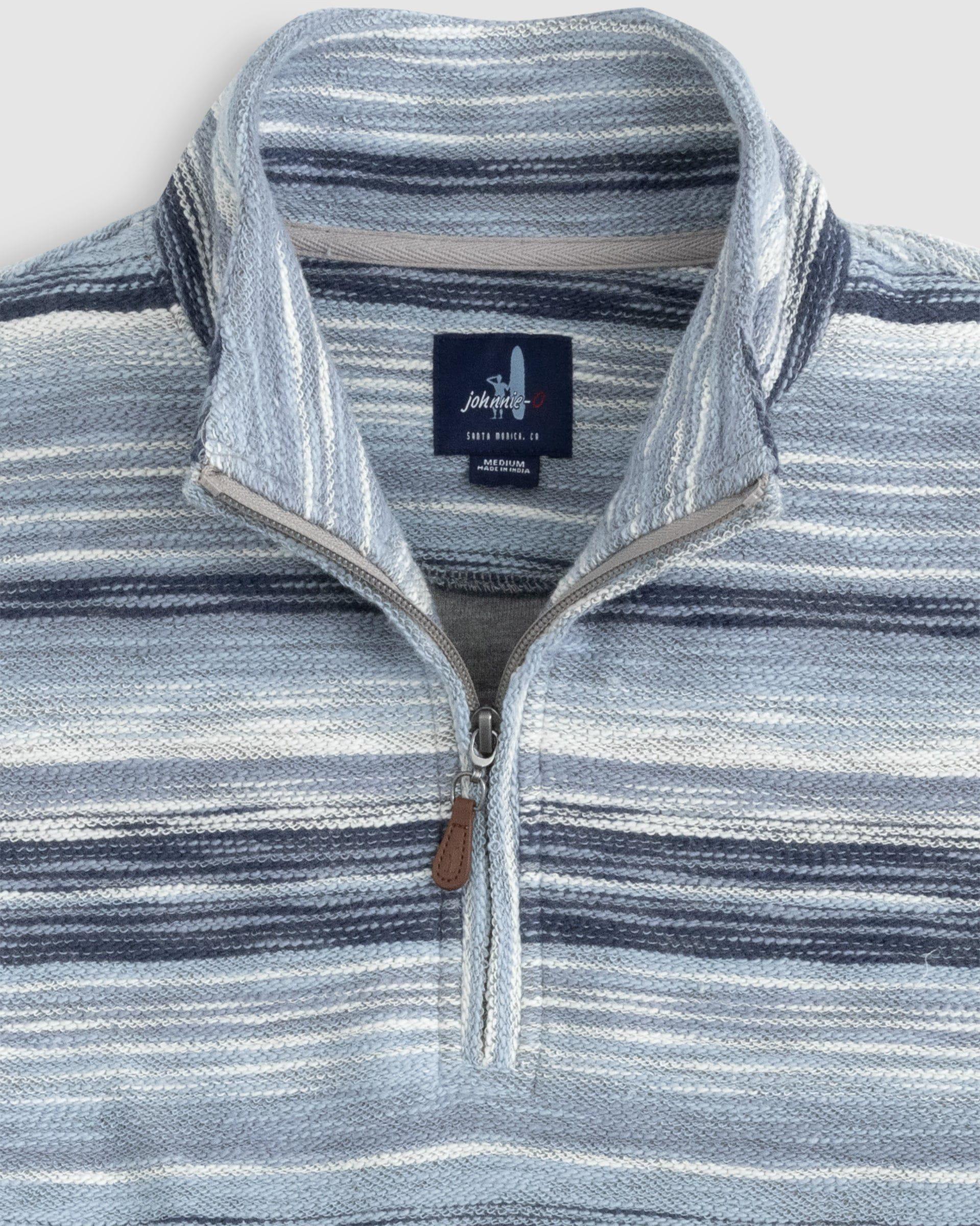 Weavers Striped 1/4 Zip Pullover Male Product Image