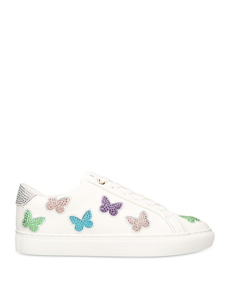 Kurt Geiger London Womens Lane Butterfly Lace Up Sneakers Product Image