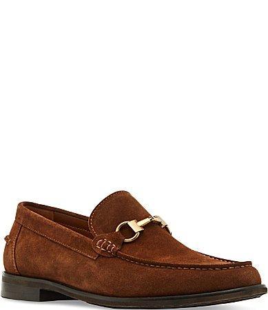 Steve Madden Mens Alfio Suede Bit Embellishment Dress Slip Product Image