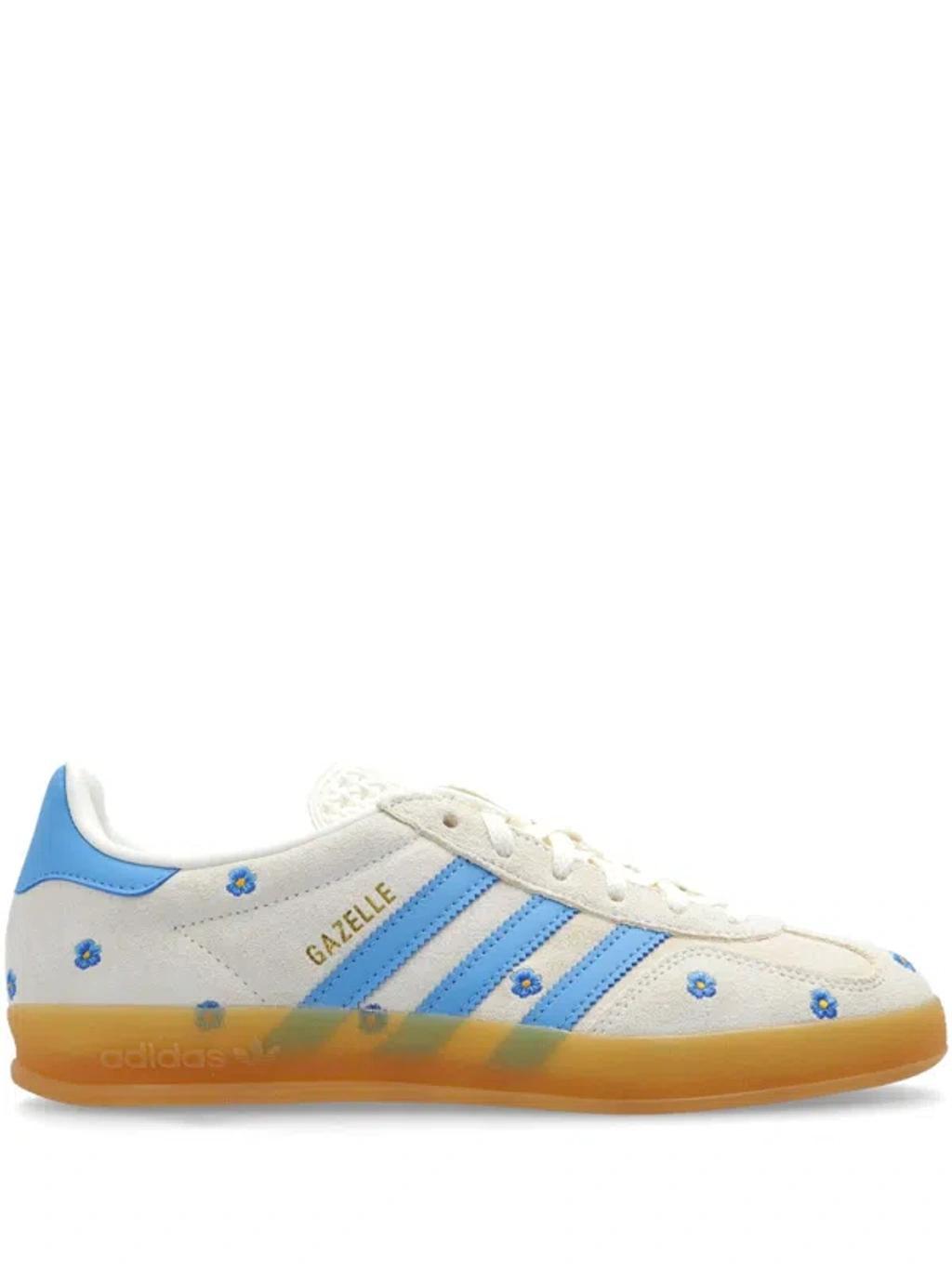 ADIDAS ORIGINALS Gazelle Indoor Sport Shoes In Cloudwhit/ltblue/gum Product Image