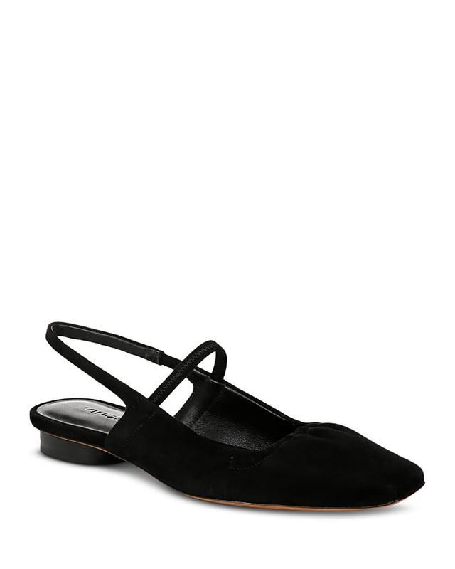 Womens Venice Leather Flats Product Image