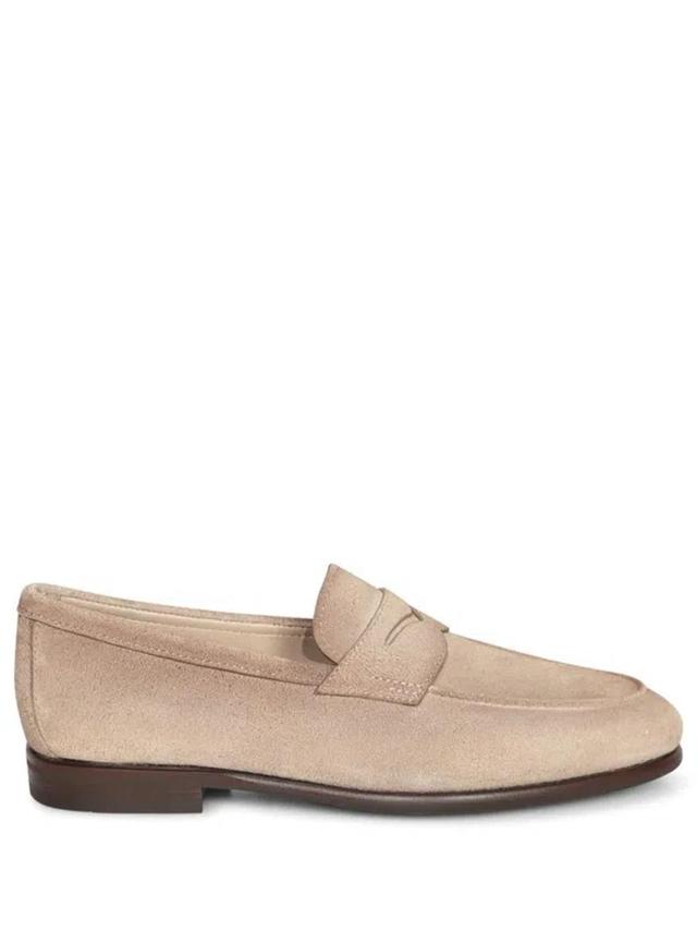 SANTONI Loafers In Beige Product Image