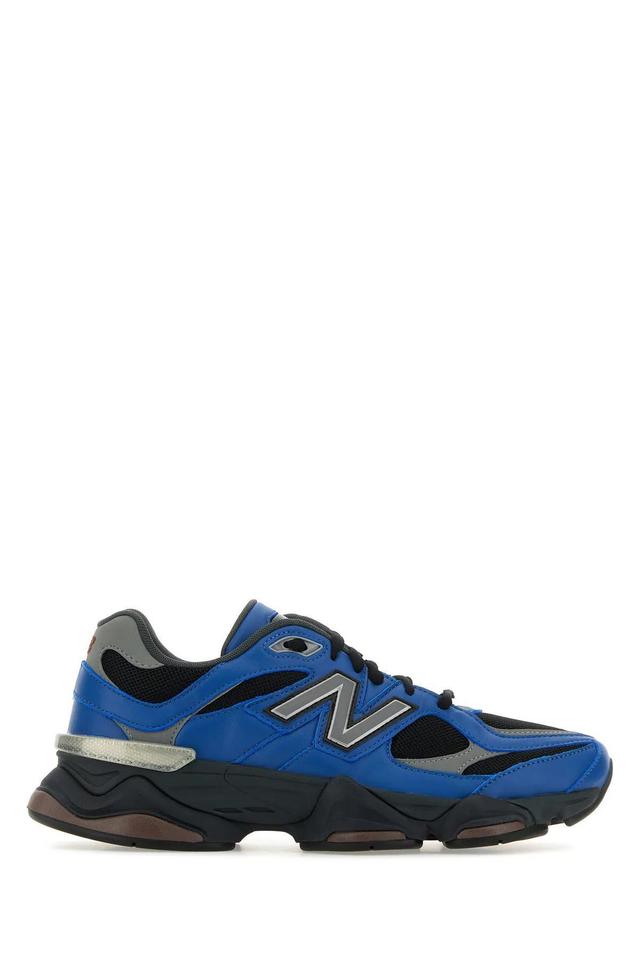 Multicolor Mesh And Leather 9060 Sneakers In Blue Product Image