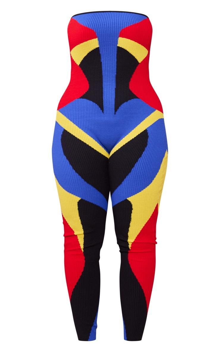  Shape Multi Colourblock Bandeau Jumpsuit Product Image