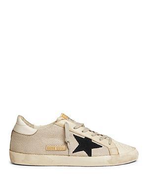 Golden Goose Super-Star Glitter Detail Low Top Sneaker Product Image