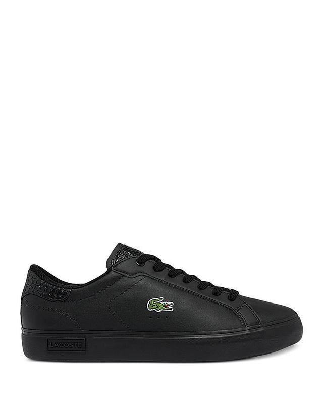 Lacoste Mens Lacoste Powercourt 1121 - Mens Shoes Black Product Image