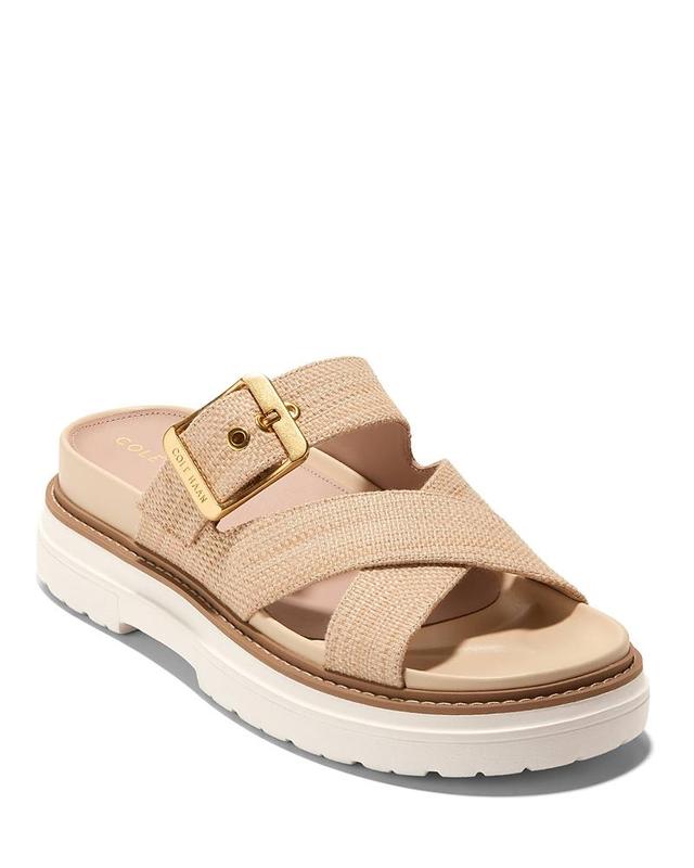 Cole Haan Womens Fraya Buckled Platform Slide Sandals Product Image