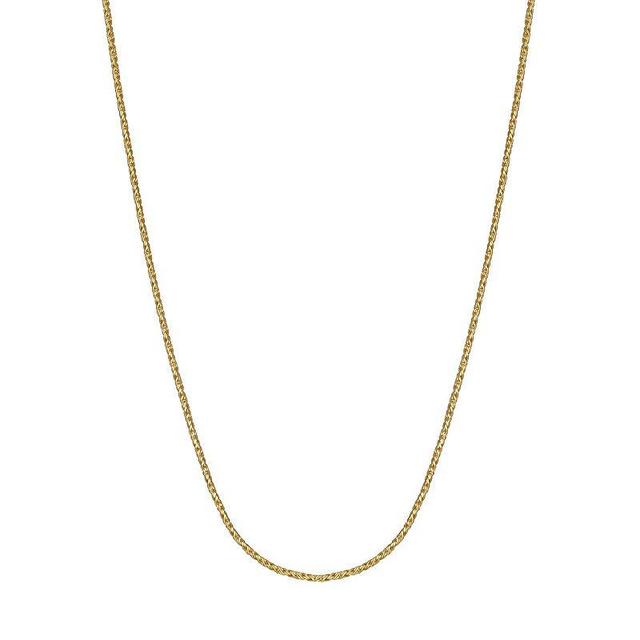 PRIMROSE 18k Gold over Sterling Silver Chain Necklace, Womens Yellow Product Image