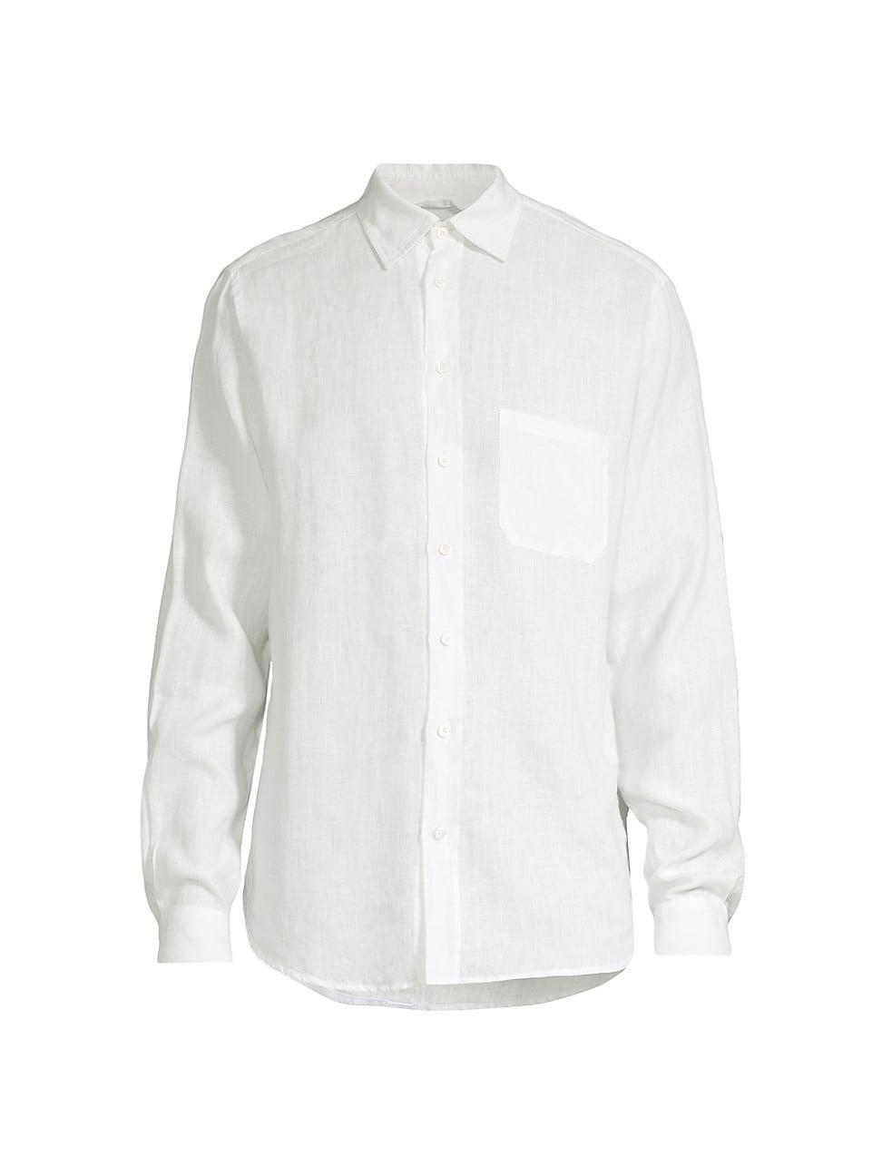 Mens Linen Long-Sleeve Shirt Product Image