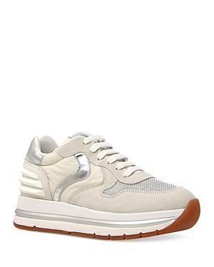 Voile Blanche Womens Maran Power Lace Up Low Top Sneakers Product Image