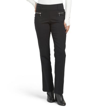 Pull On Flare Slim Pants for Women Product Image