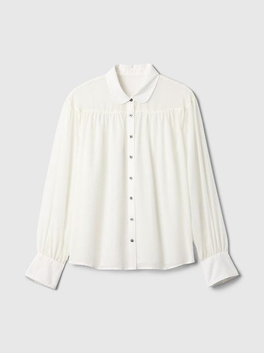 Oversized Sheer Shirt Product Image