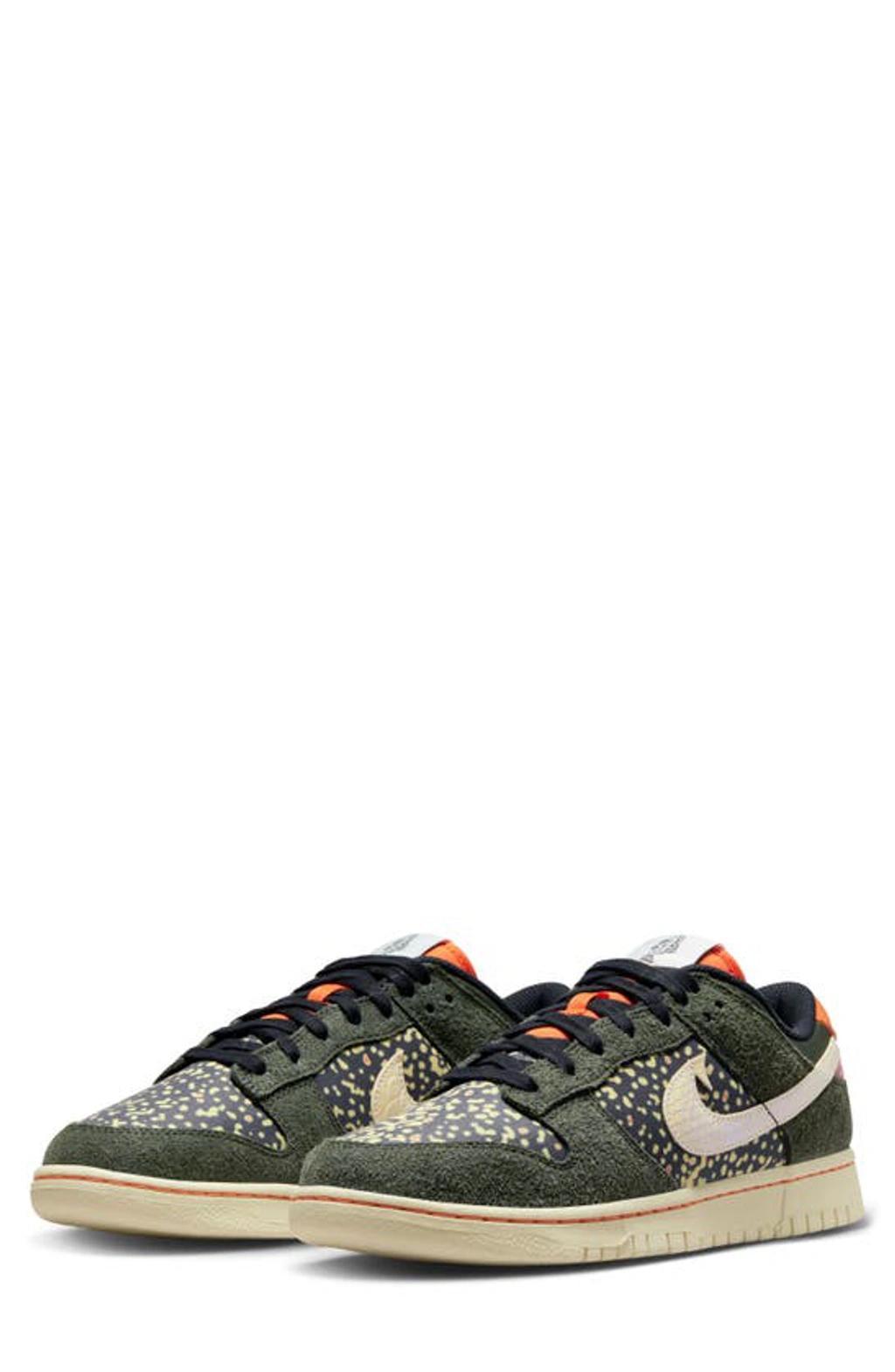 Dunk Low Retro Se Rainbow Trout Casual Shoes In Green Product Image