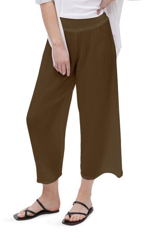 Michael Stars Medina Smocked Waist Wide Leg Pants Product Image