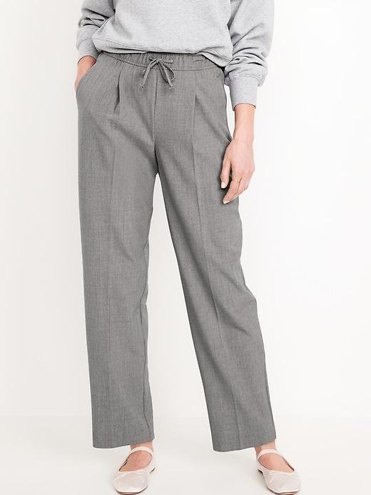 High-Waisted Billie Straight Trouser Product Image