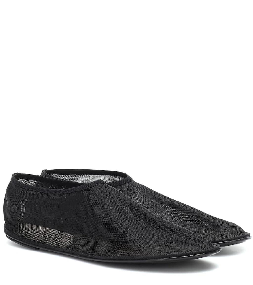 THE ROW Sock Ballet Flats In Black Product Image