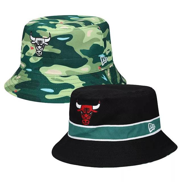 Mens New Era Chicago Bulls Reversible Bucket Hat Product Image