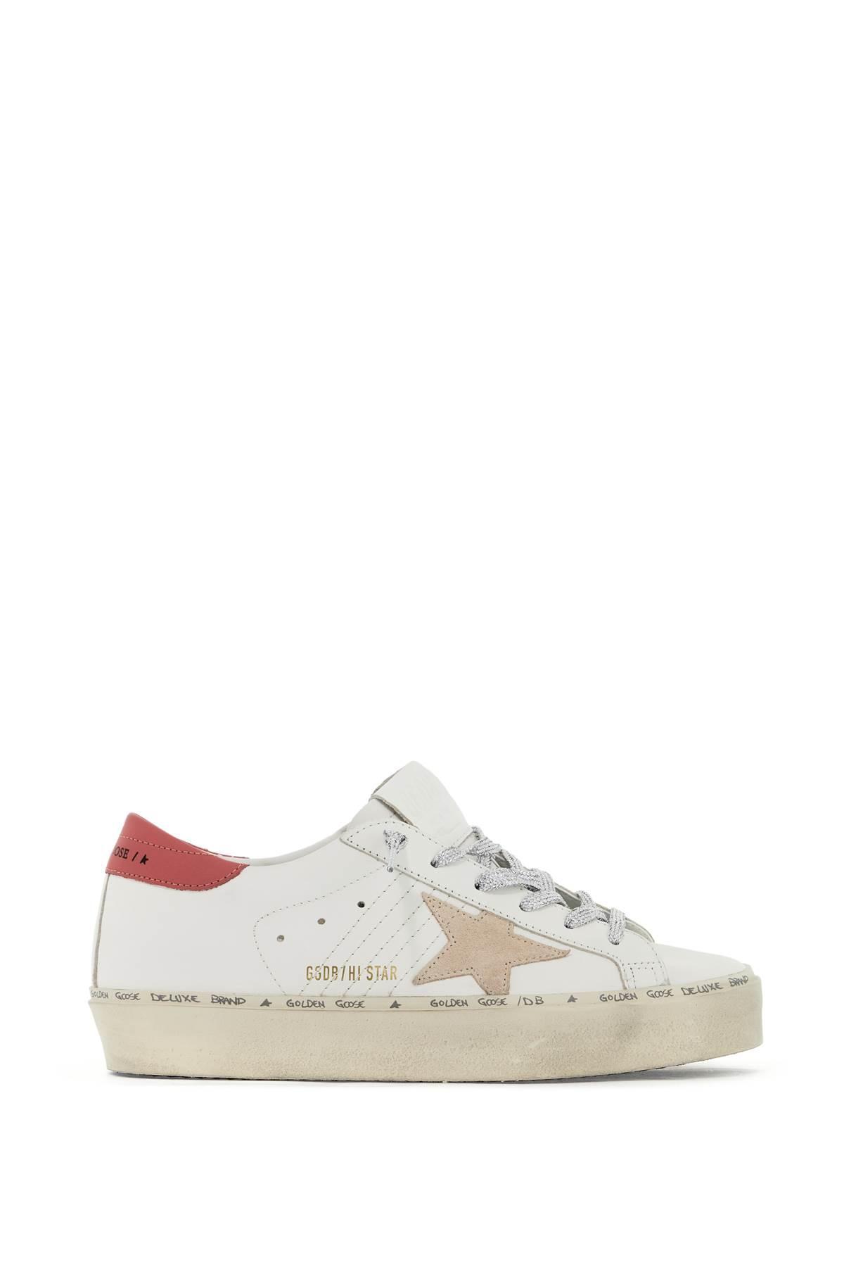 Hi Star Sneakers In White Taupe Red Product Image