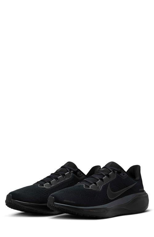 NIKE Air Zoom Pegasus 41 Running Shoe In Black Product Image