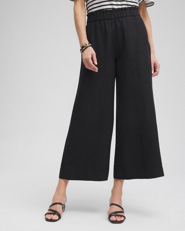 Chico's Women's Linen Cullotte Pants Product Image