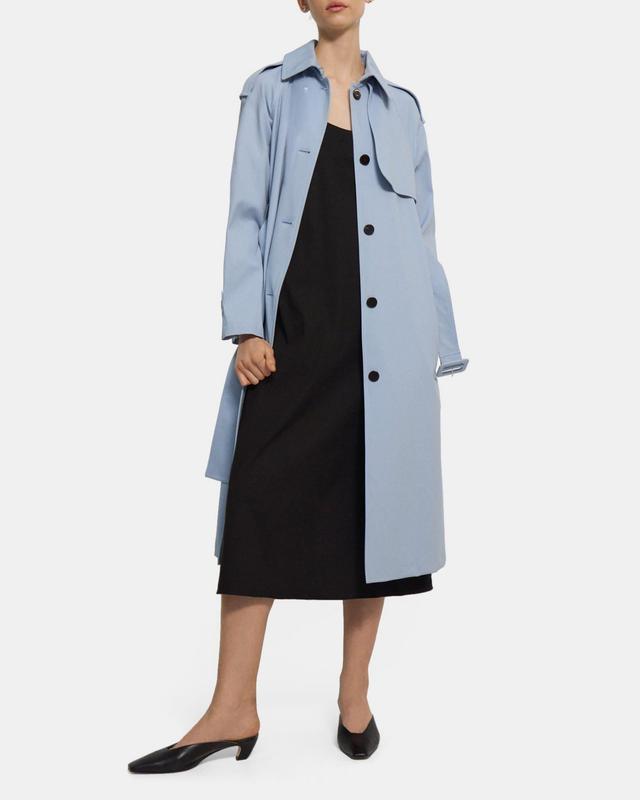 Belted Trench Coat in Technical Twill Product Image