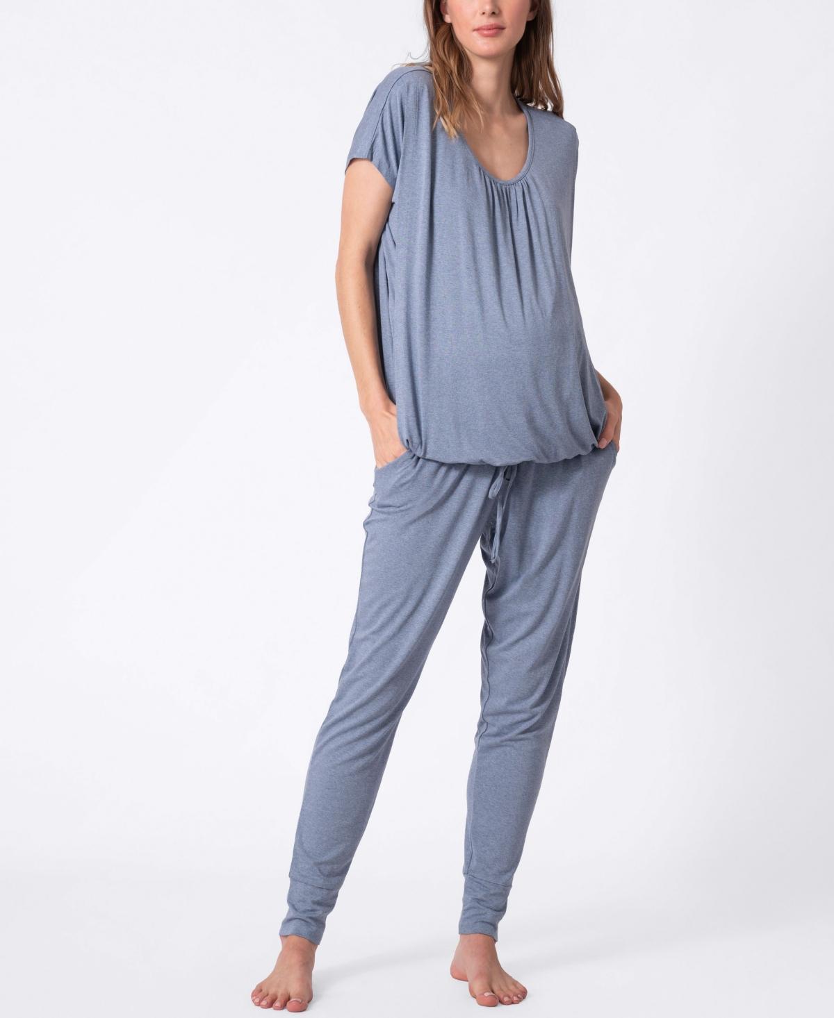 Seraphine Womens Ultra-Soft Maternity Nursing Loungewear Set Product Image