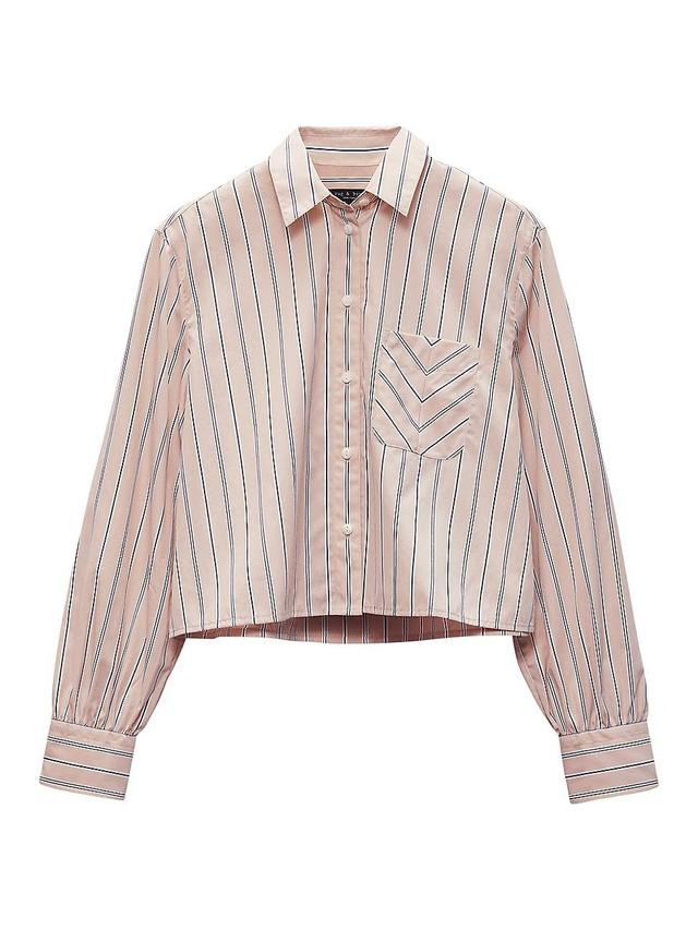 Womens Maxine Striped Cotton Shirt Product Image