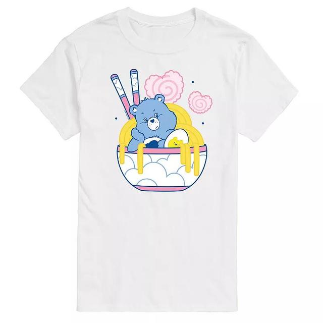 Mens Care Bears Grumpy Ramen Bowl Graphic Tee Product Image