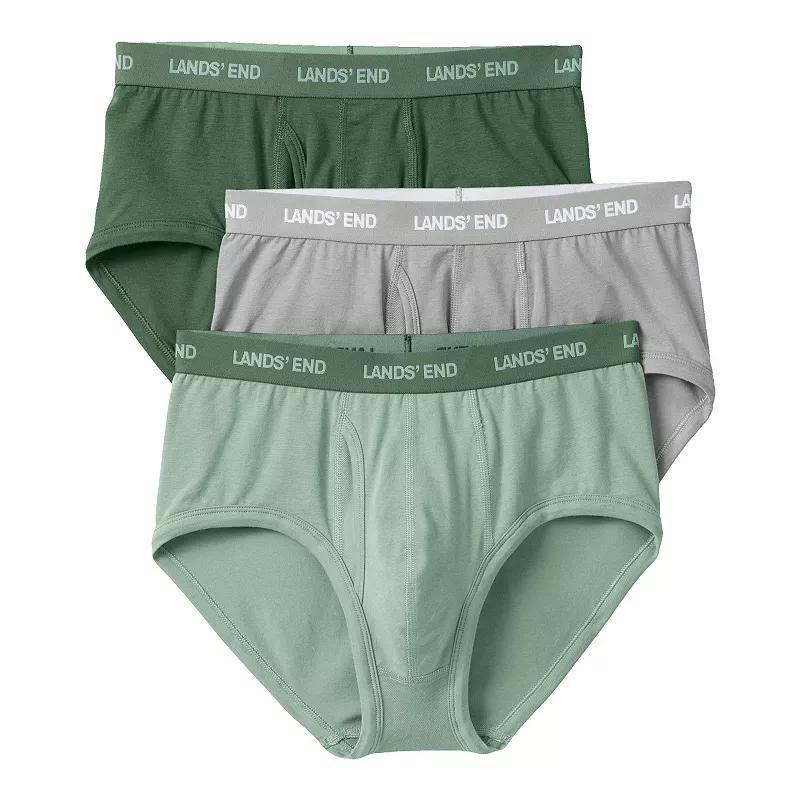 Mens Lands End 3-Pack Comfort Briefs Product Image