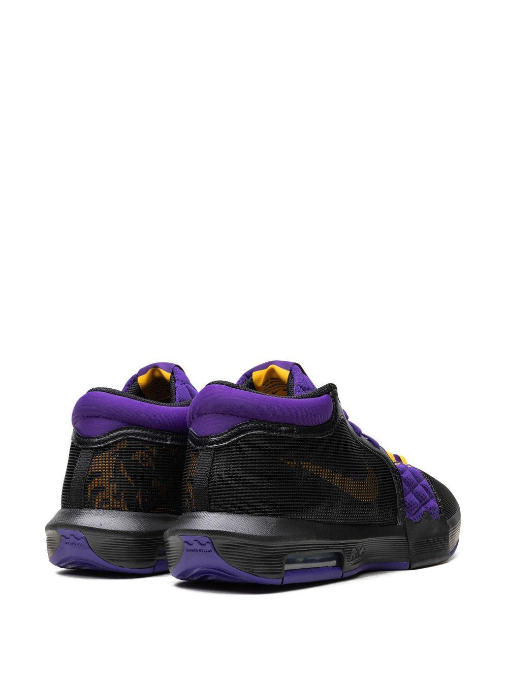 Lebron Witness 8 "lakers" Sneakers In Black Product Image