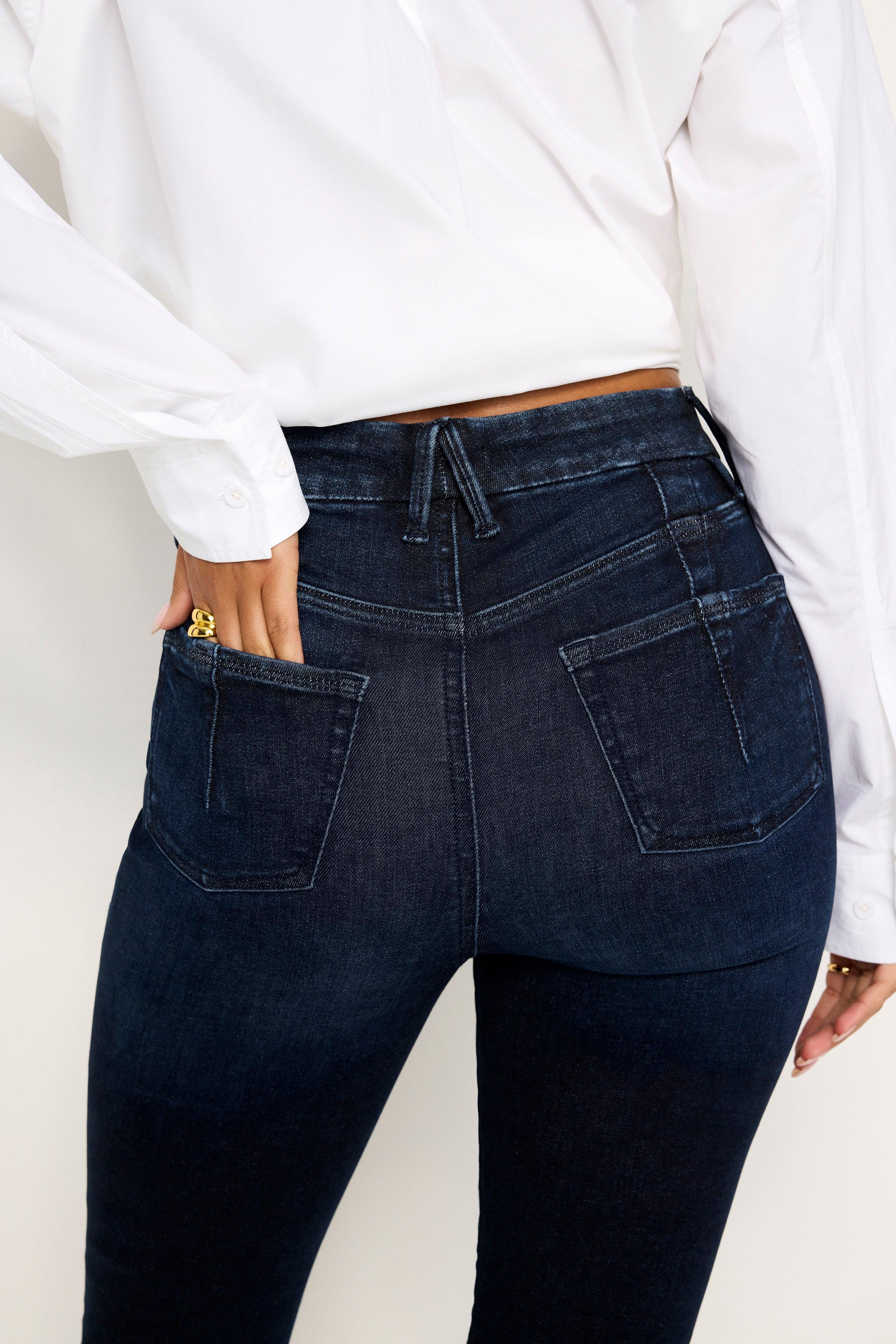 ALWAYS FITS GOOD LEGS SKINNY CROPPED JEANS | INDIGO688 Product Image