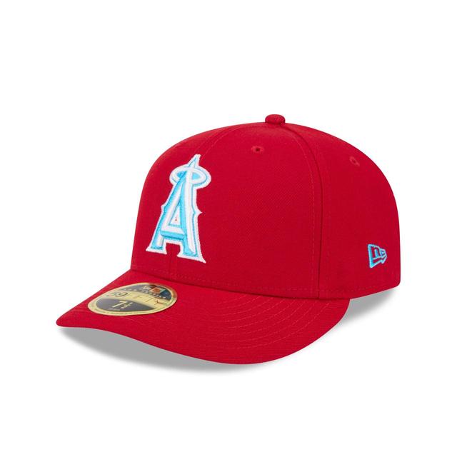 Los Angeles Angels Father's Day 2024 Low Profile 59FIFTY Fitted Hat Male Product Image