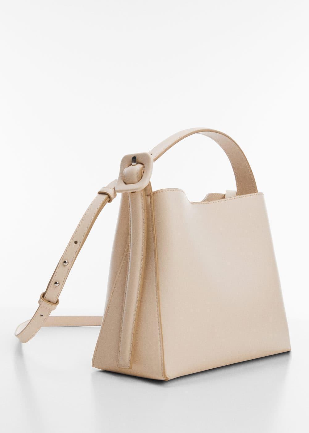 MANGO - Shopper bag with buckle - One size - Women Product Image