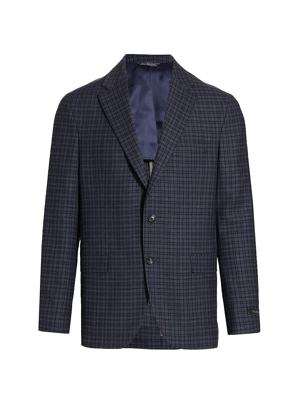 Mens COLLECTION Micro Plaid Sportcoat Product Image