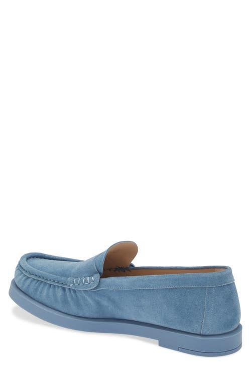 Blake Luxe Suede Slip-on Loafers In Blue Steel Product Image